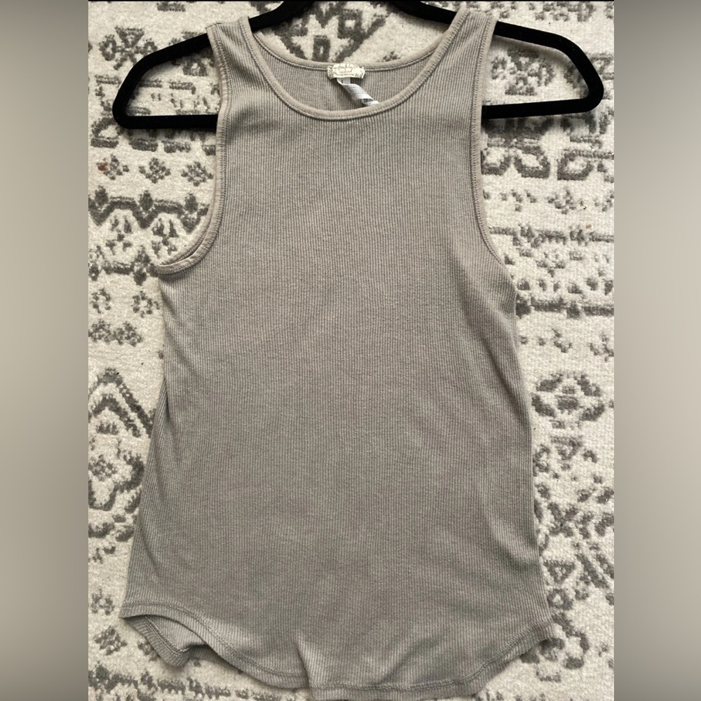 Intimately Free People Tank Top Grey Size M Stretchy EUC